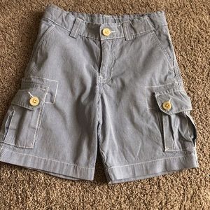 Ralph Lauren seersucker blue and white shorts 4t
